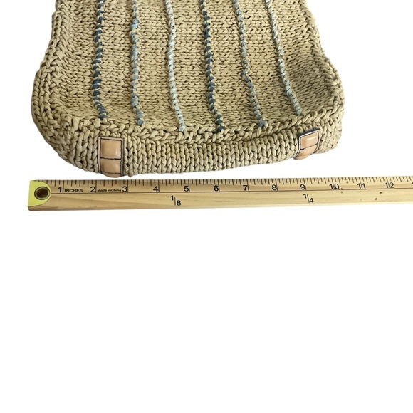 The Sak Tan and Blue Textured Shoulder Bag - Picture 9 of 11